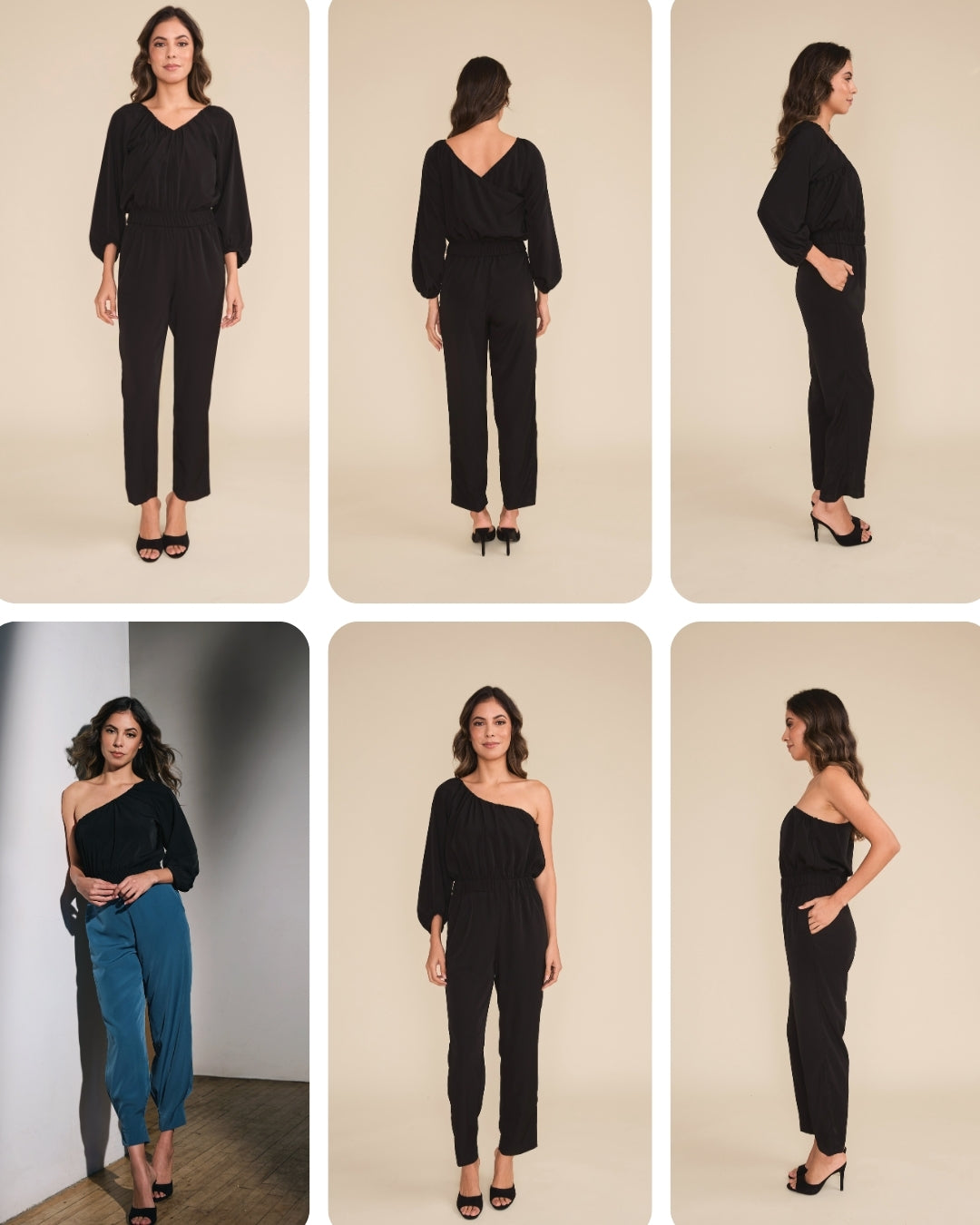 Carrie Faux Wrap Jumpsuit