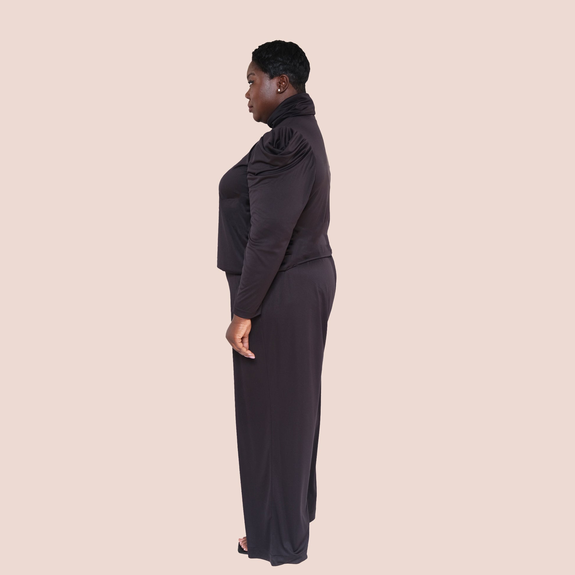 capsule wardrobe layering lon sleeve blouse sustainable black blouse, eco-friendly black top, ethical fashion black blouse, recycled fabric black shirt, eco-conscious black top, fair trade black blouse, vegan black turtleneck, zero waste black turtleneck, sustainable black dressy top, eco-friendly black party shirt,  ethical black tops for women, green fashion shirt, black top made from recycled materials, sustainable fashion black blouse collection