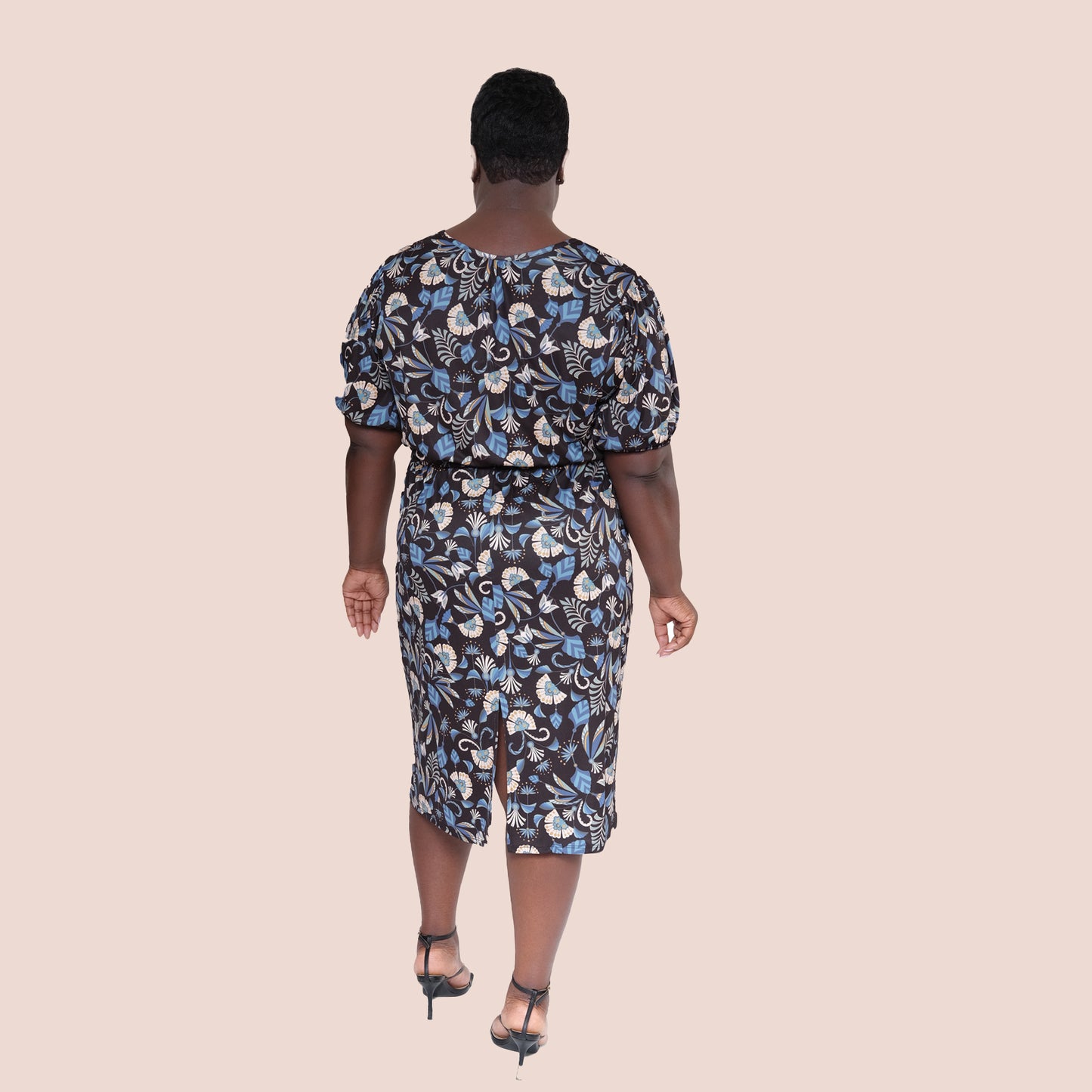 printed work dress