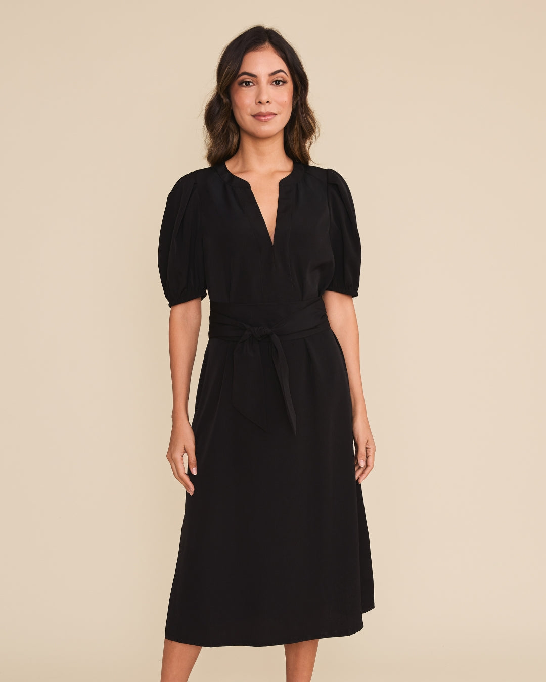 Bernice Dress Puff Sleeve Dress Black / XL Bernice Dress Puff Sleeve Dress Black / XL