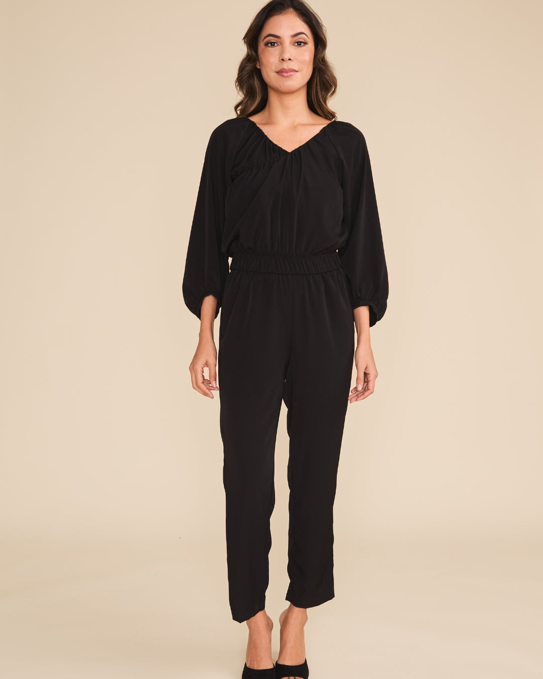 Carrie Faux Wrap Jumpsuit